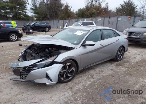 2021 Hyundai Elantra Limited from USA, damaged, VIN 5NPLP4AG7MH026146